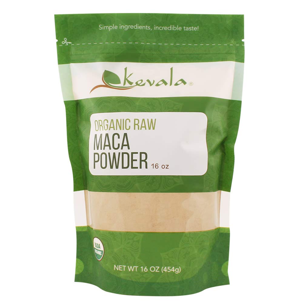 Organic Maca Root Powder 1 lb (16 oz) - Raw, Gluten Free, Vegan, Kosher - Energy Booster for Smoothies, Baking & Natural Wellness