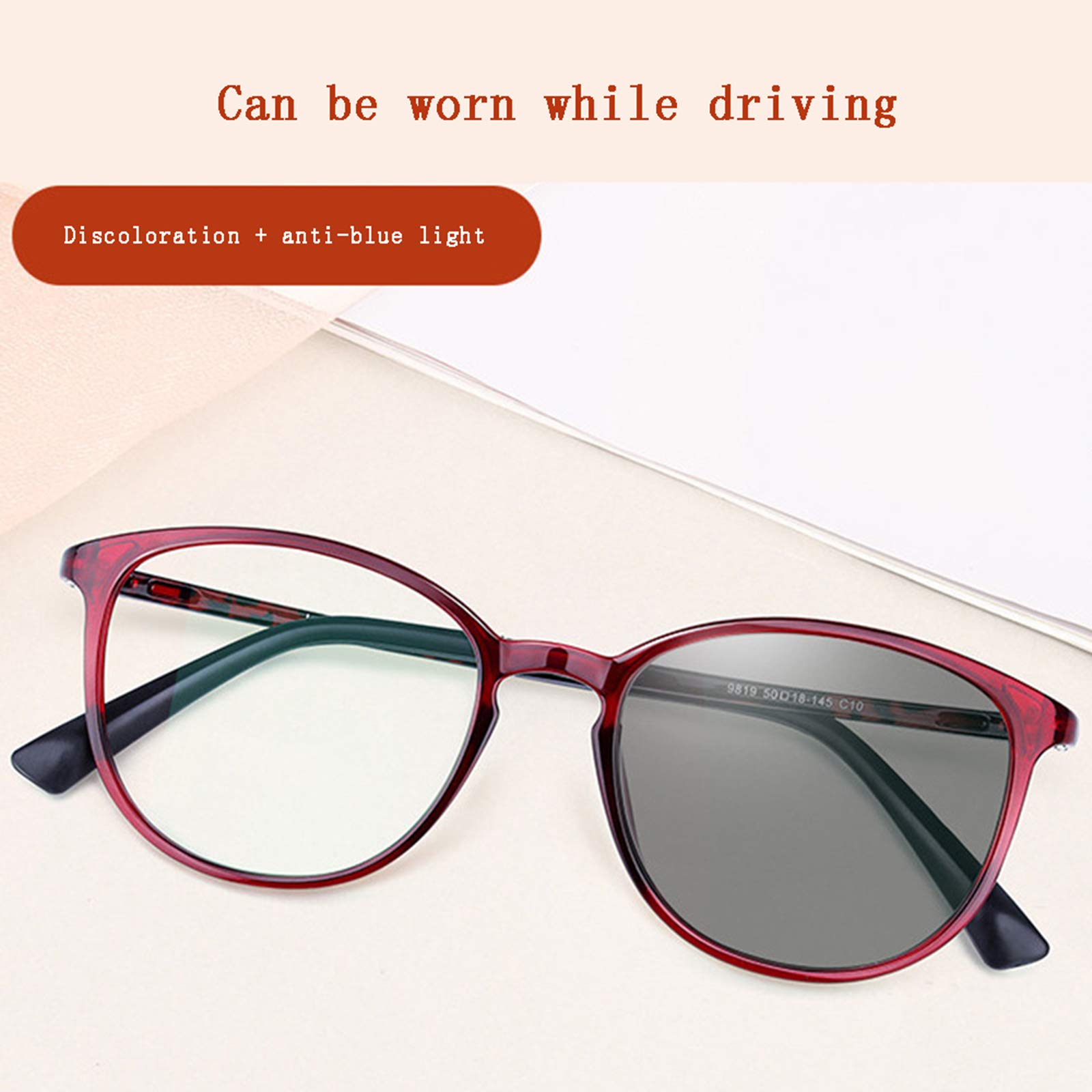 Blue Light Blocking Reading Glasses for Women & Gamers - Anti-Fatigue HD Lenses with Smart Zoom (A+1.0) - Perfect for Computer Work, Gaming & Reading eBooks