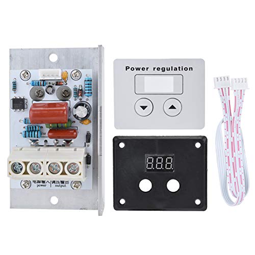 10000W SCR Digital Voltage Regulator - AC 220V 80A Speed Controller, Dimmer & Thermostat for Industrial Equipment, Home Appliances and Lighting Systems