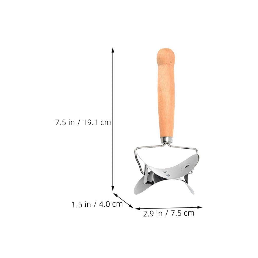 2-Pack Stainless Steel Dumpling Wrapper Cutter - Professional Circle Dough Roller for Homemade Dumplings, Ravioli & Wonton - Perfect for Asian Cooking & Italian Pasta Making