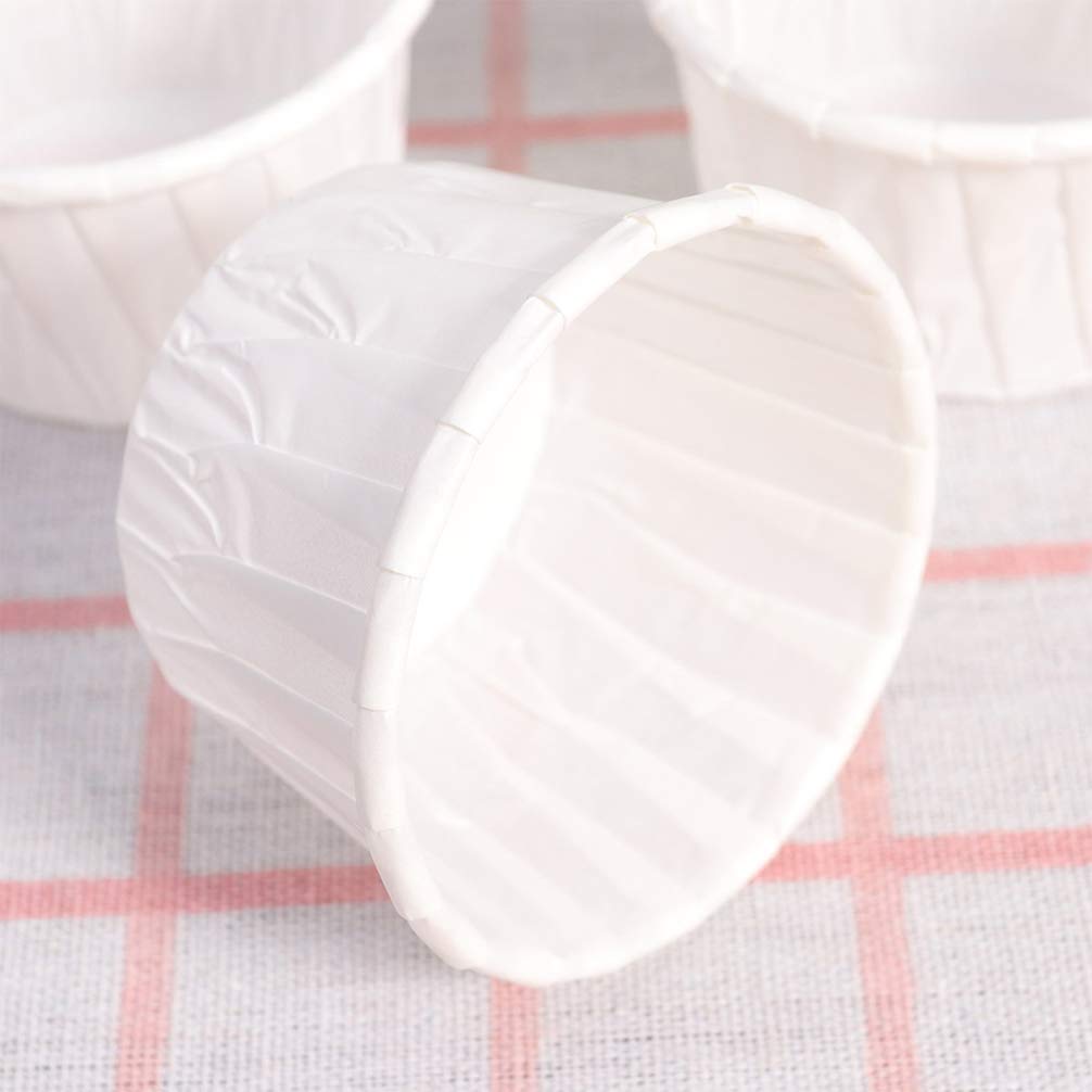 NUOBESTY 50-Pack Baking Paper Cups - Disposable Cupcake Liners for Muffins, Pastries, Desserts & Yogurt | Eco-Friendly Ramekins for Home Baking, Party Treats & Cafe Use