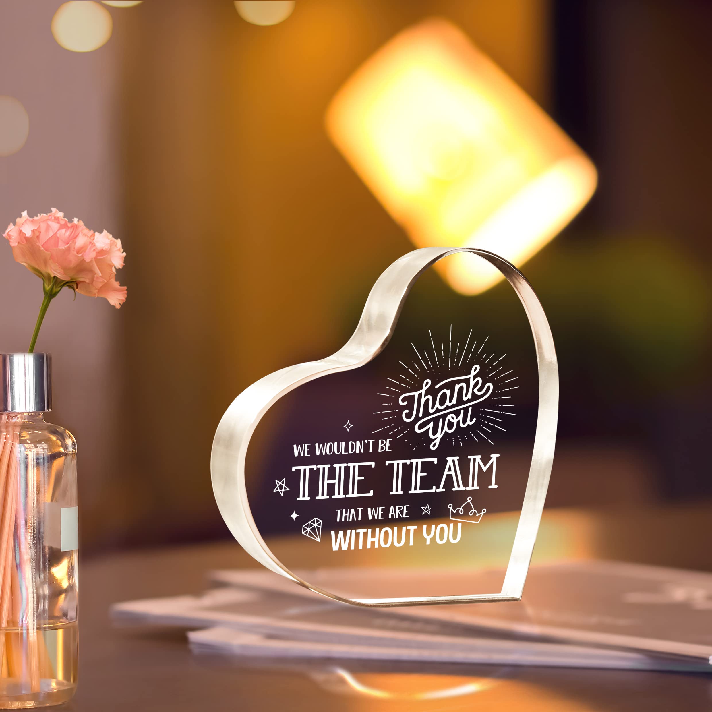 Elequaint Boss Day Gifts for Her & Him - Acrylic Desk Plaque, Best Boss Appreciation & Retirement Gifts for Women & Men, Perfect for Office Decor, Boss Lady Recognition, and Workplace Celebrations