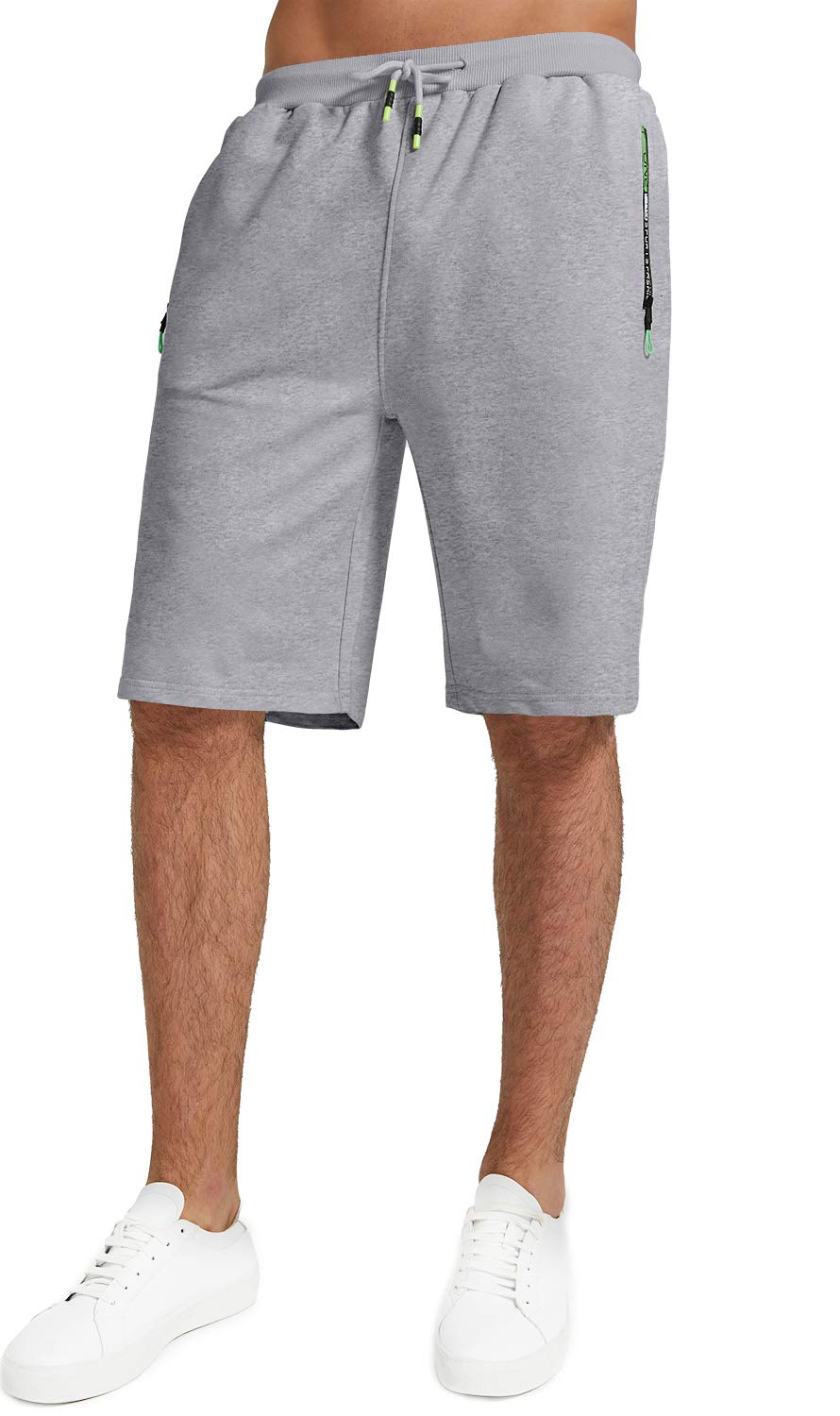 YTD Men's Casual Classic Fit Drawstring Shorts - Elastic Waist Summer Beach Shorts with Pockets | Perfect for Swimming, Vacation & Outdoor Activities