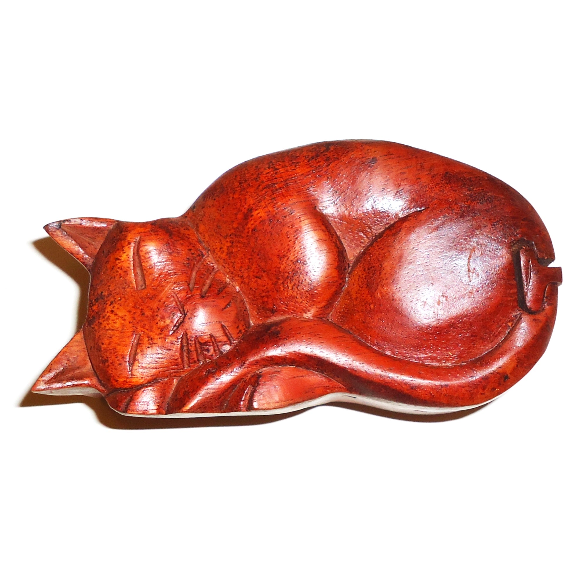 Premium Wooden Puzzle Box with Sleeping Cat Design - Perfect for Brain Teasers, Gift Giving & Home Decor