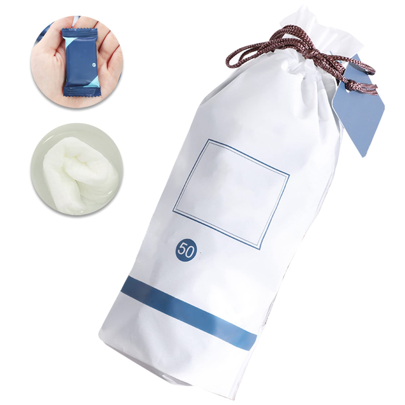 **Soft Compressed Face Towels - 3 Pack Disposable Cotton Cleaning Towels for Makeup Removal, Travel & Skincare | Portable, Skin-Friendly & Gentle**    *(Perfect for Travel, Gym, Camping, Daily Skincare & On-the-Go Cleansing!)*