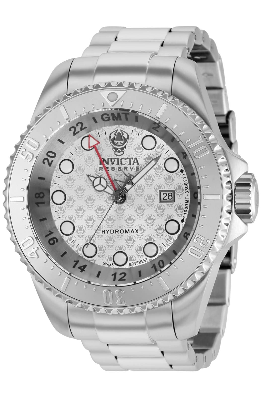 Invicta Men's 37216 Reserve Quartz Watch with Silver Dial - 3 Hand Analog Display - Perfect for Business, Casual Wear & Special Occasions
