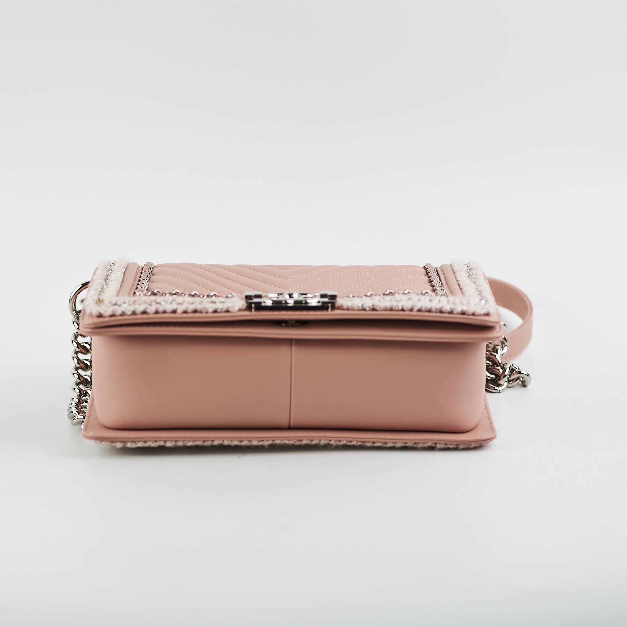 Chanel Old Medium Boy Bag in Pink - Luxury Quilted Leather Crossbody Bag for Women | Perfect for Date Night, Parties & Special Occasions