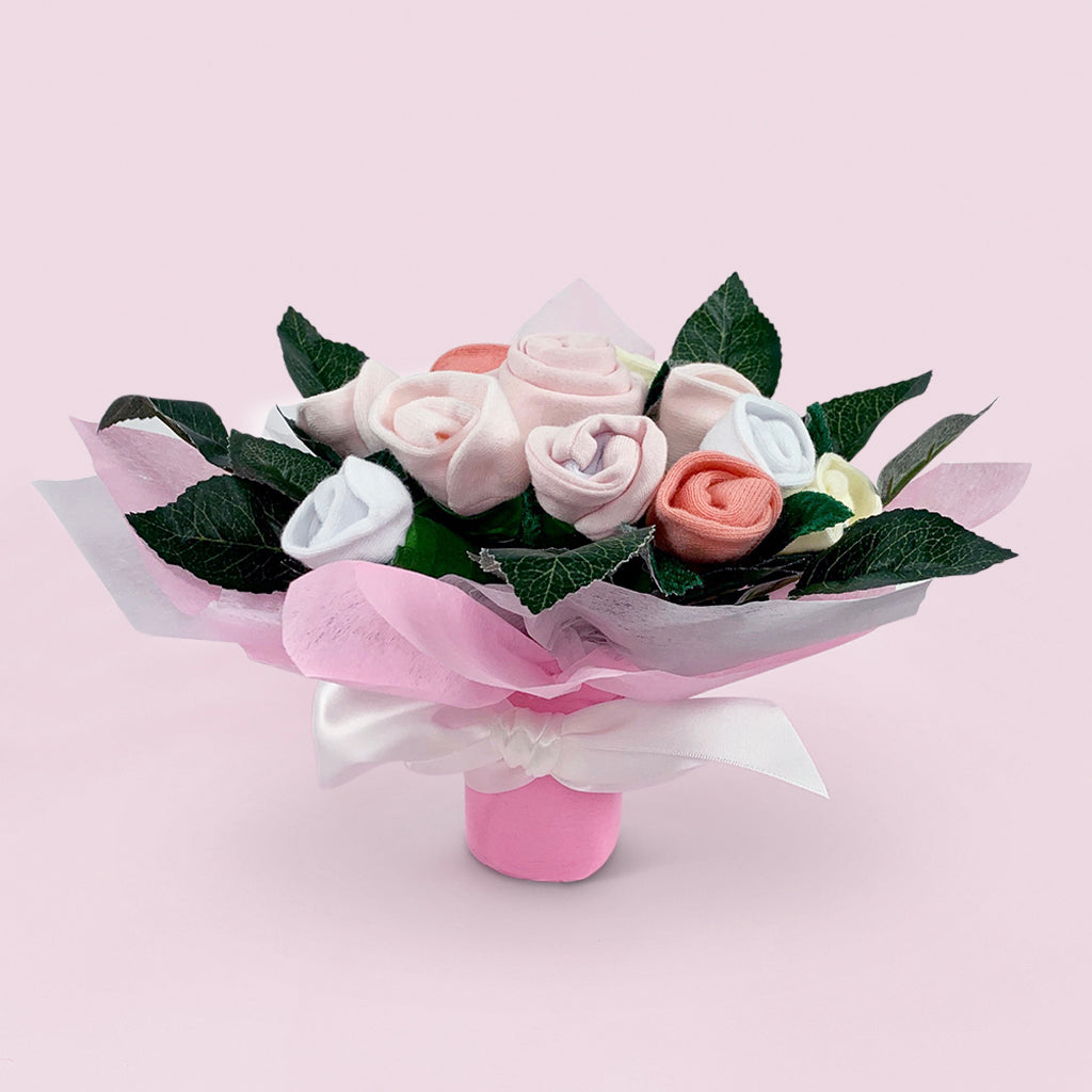 Bertie’s New Baby Girl Gift Basket - Adorable Newborn Baby Shower & Welcome Gift Set for Girls - Perfect for Birthdays, Christenings & Celebrations