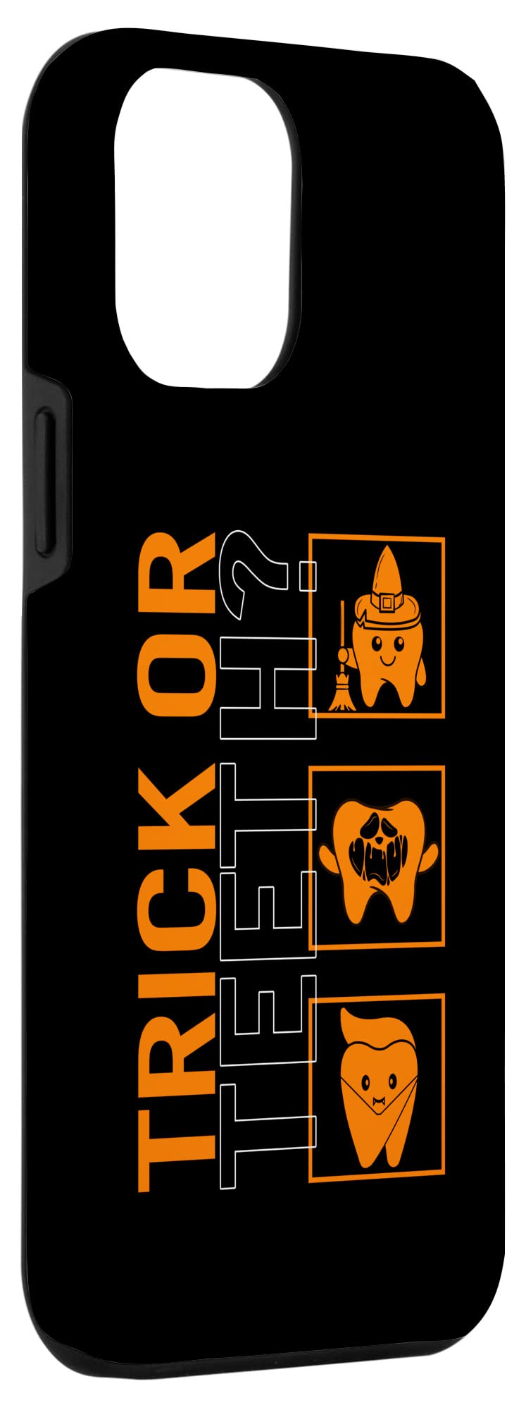 iPhone 12 Pro Max Halloween Case - Dentist & Dental Hygienist Costume Design for Trick or Teeth Fun | Perfect for Halloween Parties, Dental Office Celebrations & Themed Events