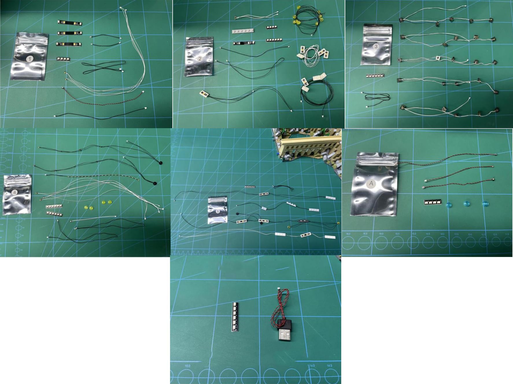 Hosdiy LED Light Kit for Lego 71043 Hogwarts Castle (Harry Potter) - Compatible Lighting Set for Chateau De Poudlard Model - DIY Illumination Accessories (Lights Only, No Lego Model Included) - Perfect for Harry Potter Displays, Nighttime Decor & Lego Collector Showcases