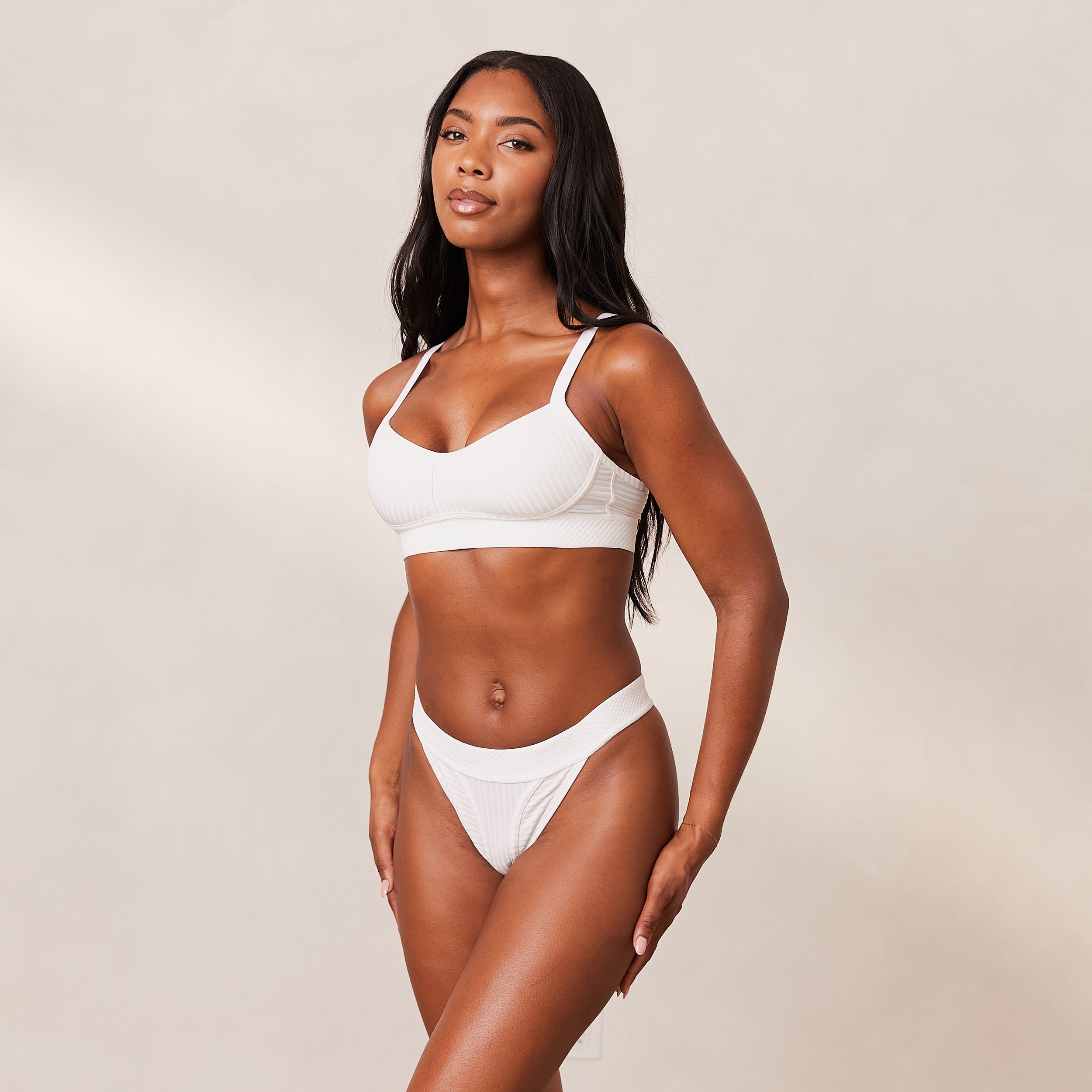 Bare Bra White - Seamless Comfort Wireless Bralette for Women | Perfect for Yoga, Lounge & Everyday Wear