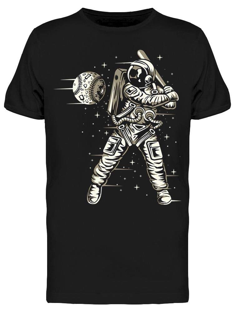 Men's Space Baseball T-Shirt - Cool Graphic Tee for Baseball Fans, Casual Wear & Gifts - Perfect for Games, Outings & Everyday Style
