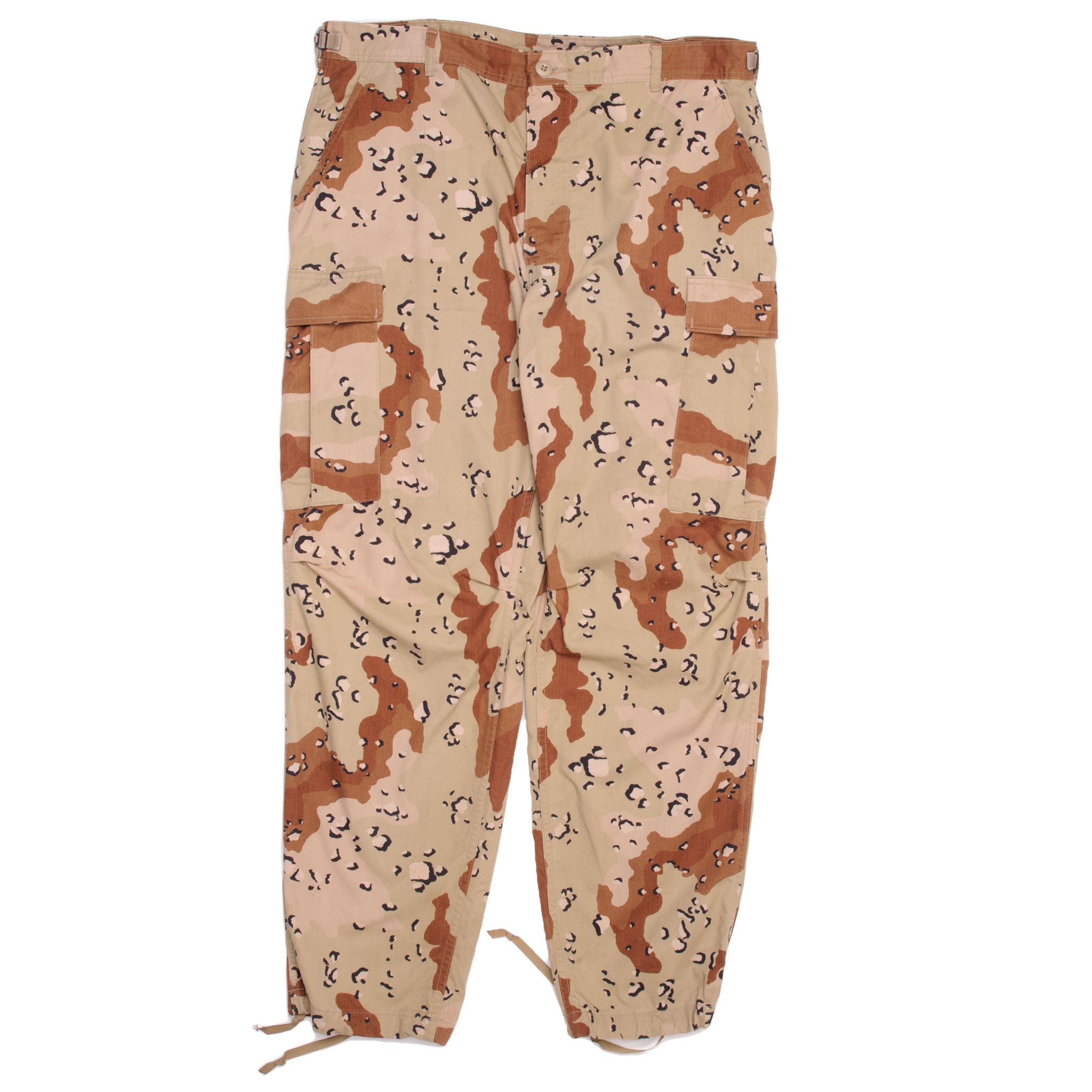 Vintage US Army Combat Pants - Desert Camouflage Chocolate Chip Pattern (1990s, Size Large Regular) | Military Surplus, Tactical Gear & Outdoor Adventure Clothing