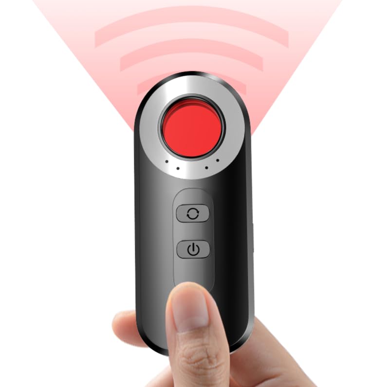 Professional Hidden Camera Detector & Anti Spy Device - GPS Tracker & Wireless Signal Detector for Home, Office & Travel Security | Privacy Protection Against Surveillance | Ideal for Hotels, Airbnb, Dressing Rooms & Business Meetings | Perfect for Personal Privacy, Corporate Security & Travel Safety