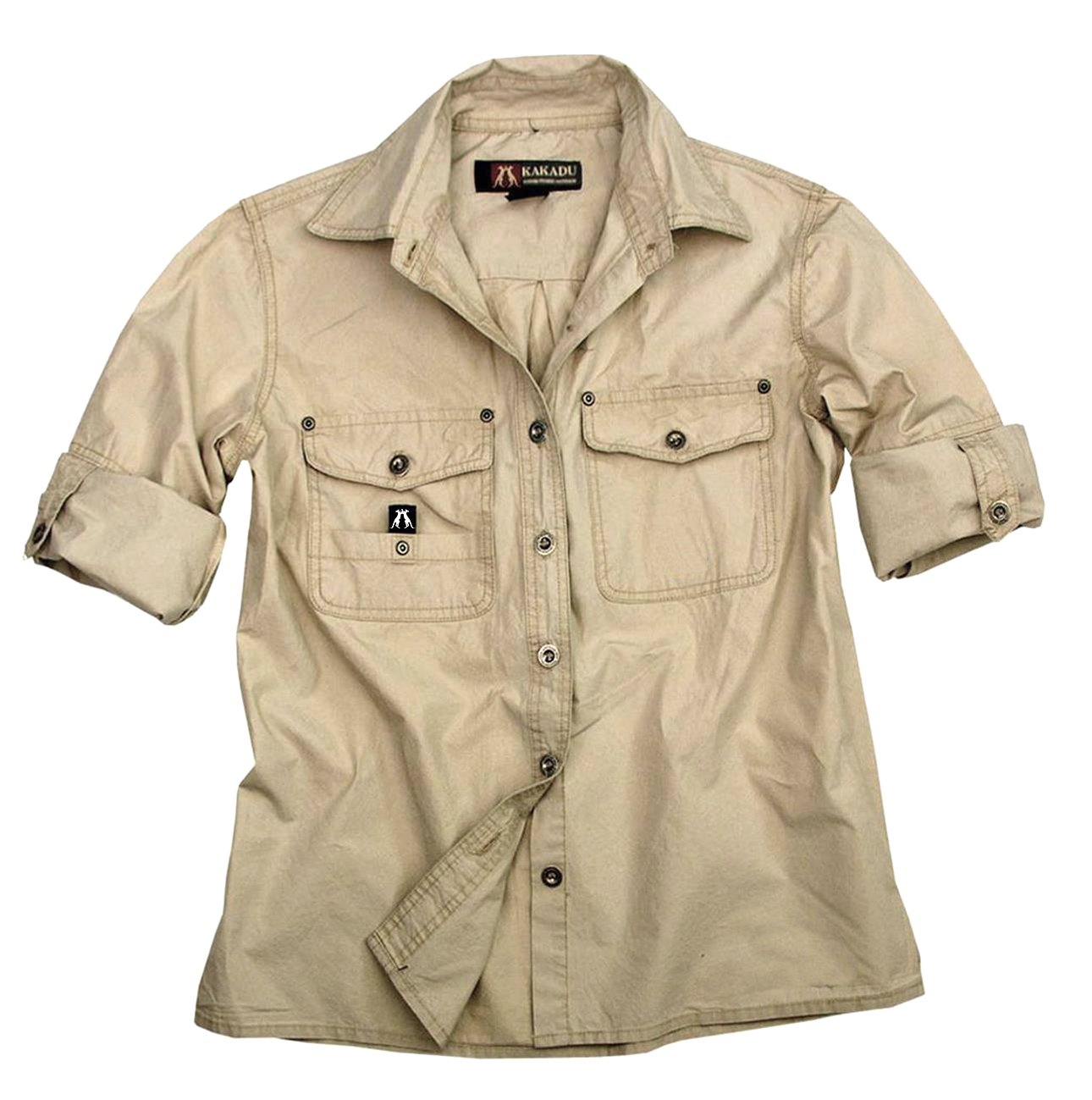 Kakadu Australia Men's Concord Long Sleeve Shirt - Breathable Roll-Up Sleeve Button Down Shirt for Casual Wear, Office & Outdoor Activities