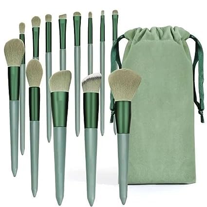Bajajbeautyshop 13-Piece Professional Makeup Brush Set - Eye Shadow, Eyeliner, Blending & Powder Brushes for Flawless Makeup Application | Perfect for Travel & Everyday Use