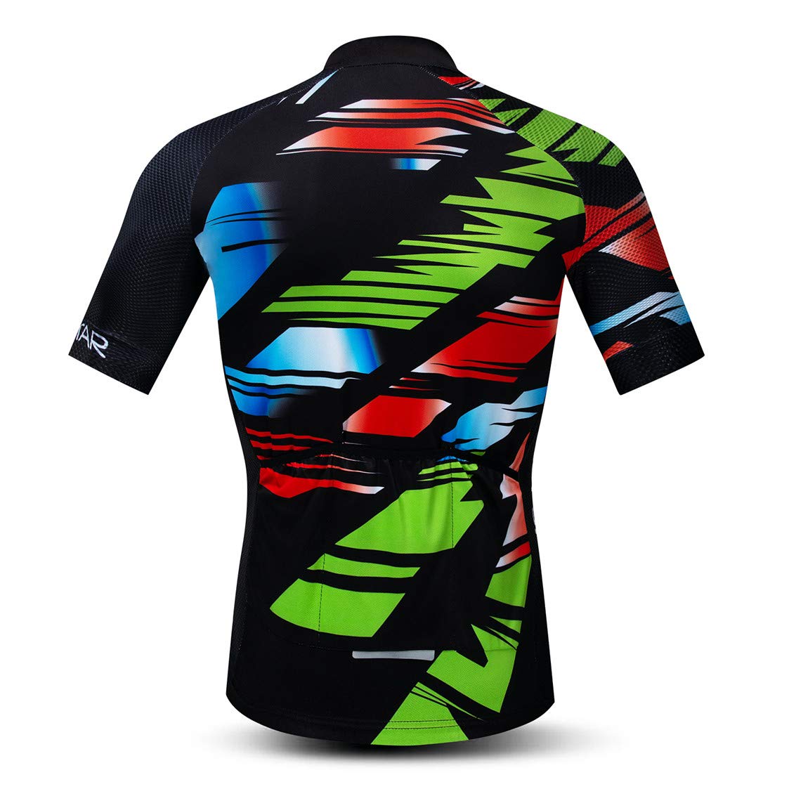 Men's Breathable Cycling Jersey - White Bike Shirt for Road & Mountain Biking - Moisture Wicking Performance Top for Cycling Enthusiasts