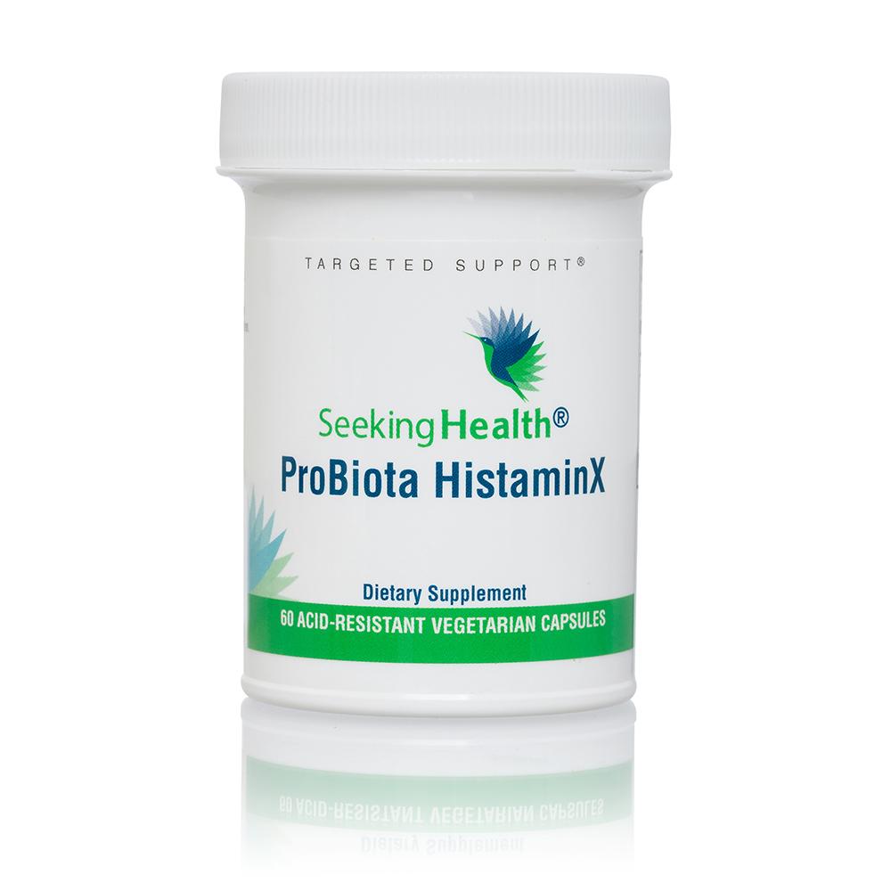 ProBiota HistaminX - Probiotic Supplement for Histamine Intolerance & Gut Health - Supports Digestion, Immune System & Allergy Relief - Ideal for Low-Histamine Diet & Sensitive Stomachs