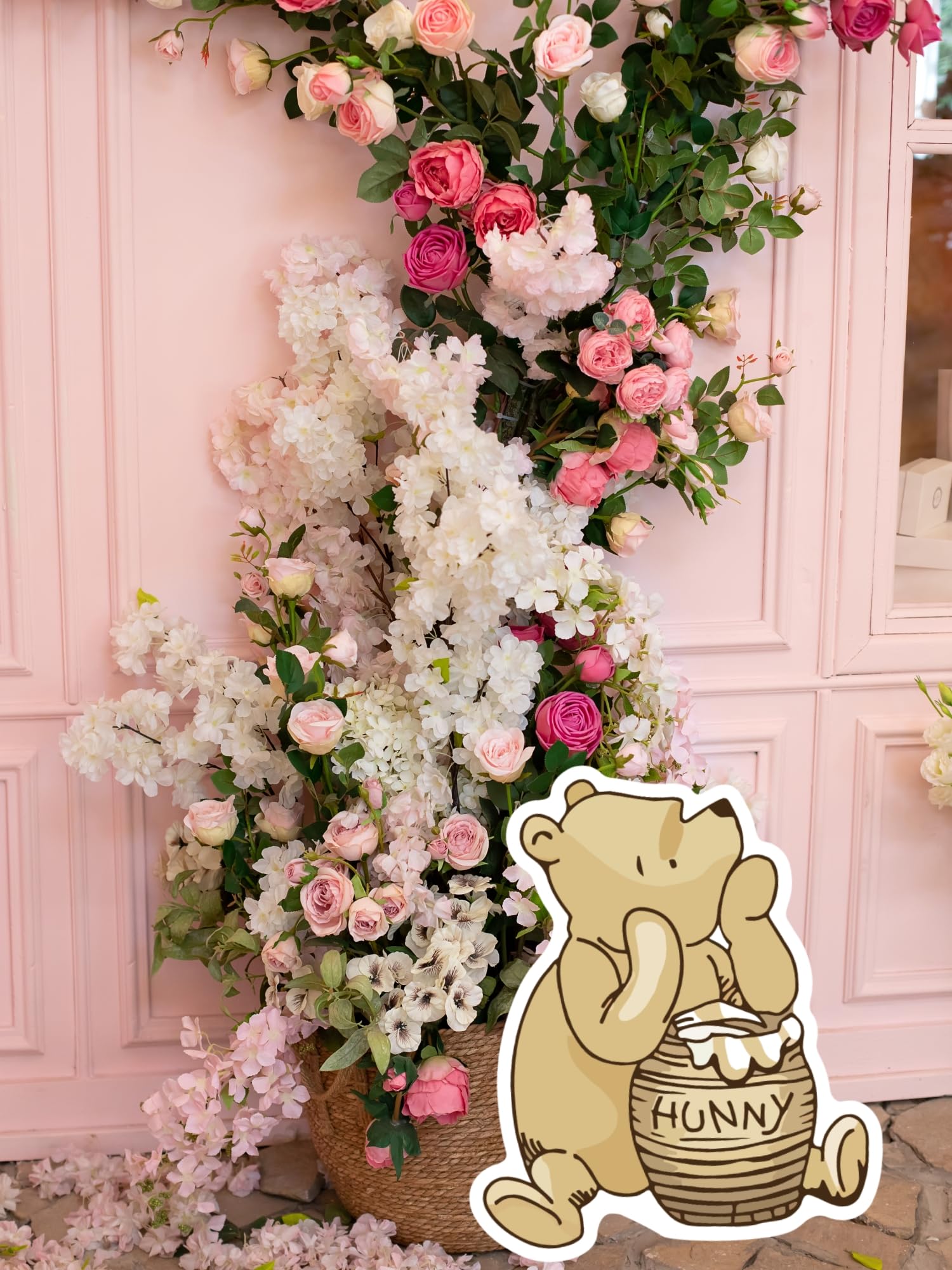 6 PCS Classic Winnie the Pooh Cutouts with Stand - Cute Baby Shower Decorations, Birthday Party Centerpieces, Yard Signs for Outdoor & Indoor Decor - Perfect for Baby Showers, Birthdays, and Themed Parties