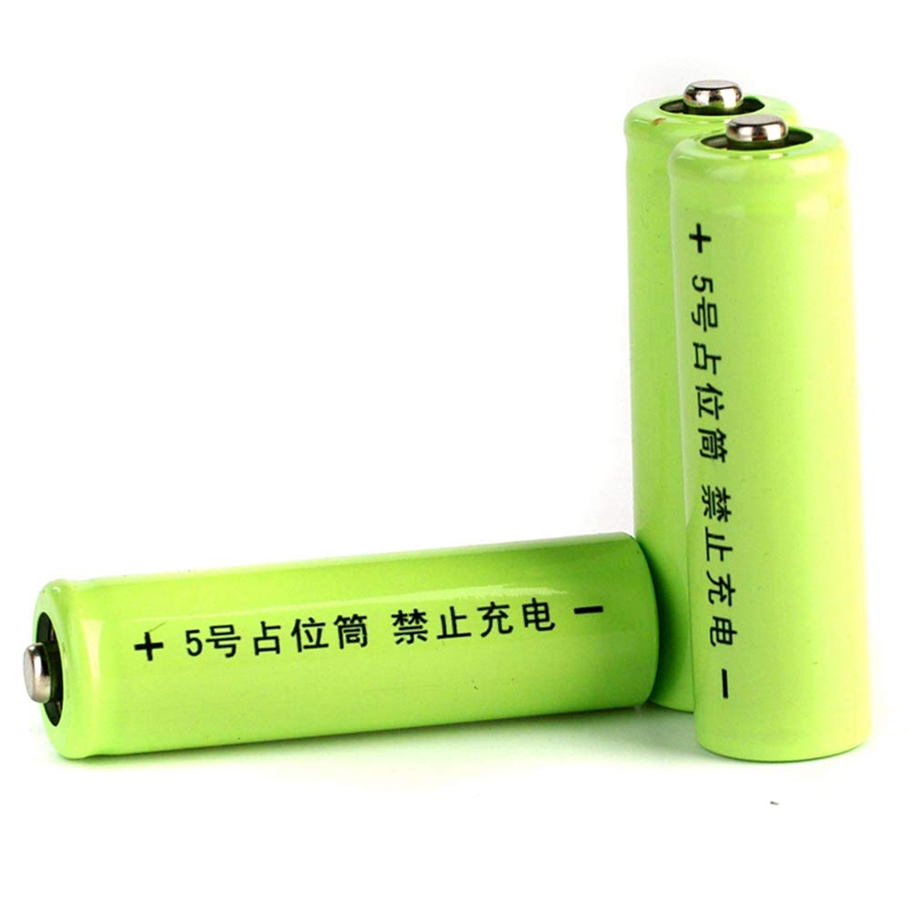 8pcs AAA Battery Placeholder Cylinder - AA Size Fake Dummy Battery Shell (4pcs AA + 4pcs AAA) - Perfect for Photography Props, Electronics Testing & Display Setup