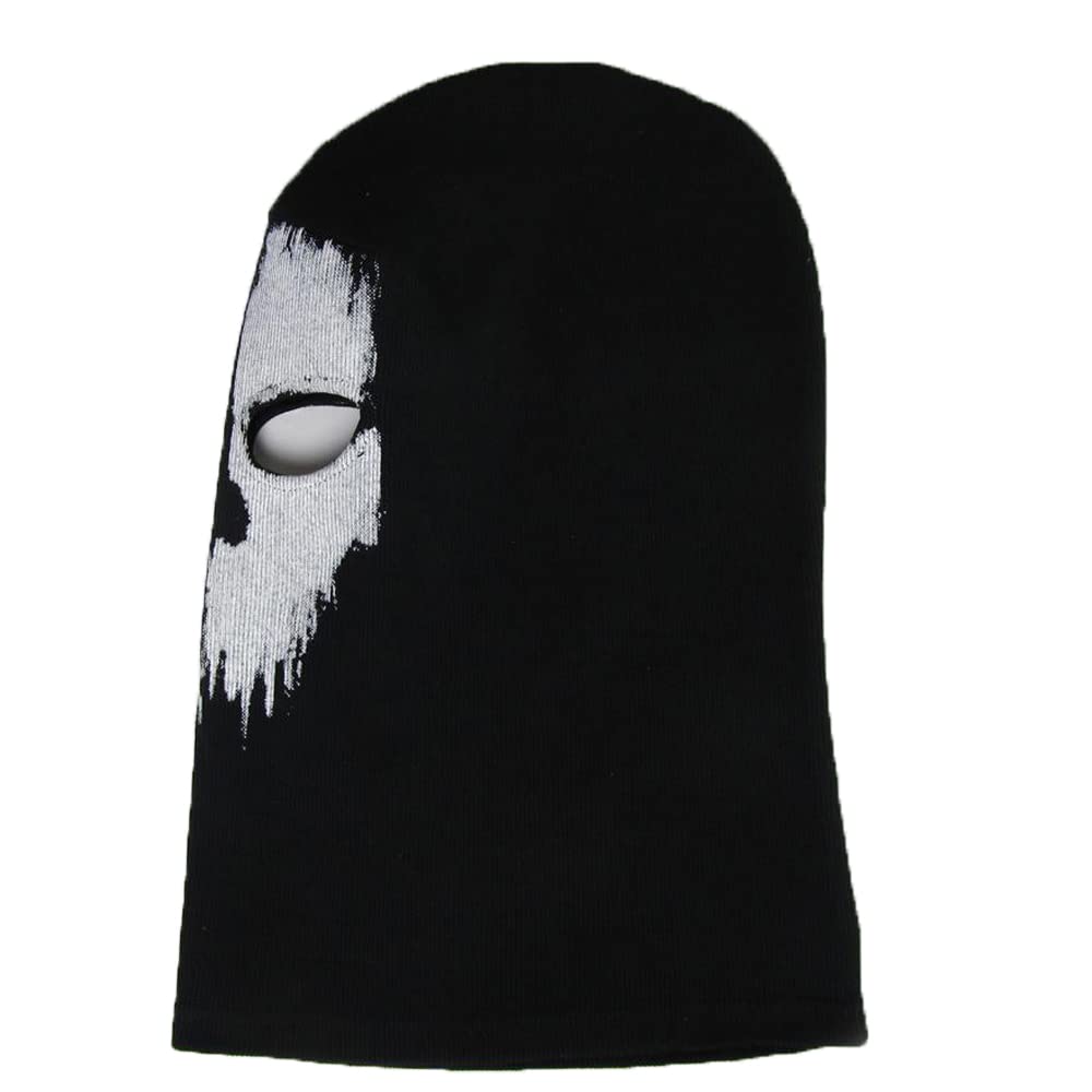 Cafele Balaclava Skull Ghost Mask - Ski Mask & Skeleton Face Scarf for Men - Motorcycle, Cycling & Outdoor Activities - Halloween, Cosplay & Winter Sports Accessory