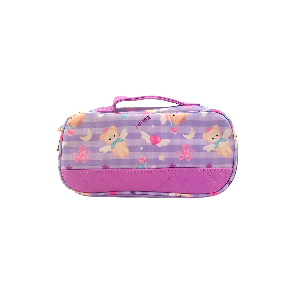 Cute Angel Bear Pencil Case for School & Office - Perfect for Kids, Students & Artists - Organize Pens, Pencils & Art Supplies