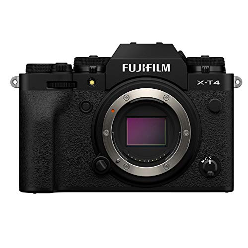 FUJIFILM X-T4 Mirrorless Digital Camera with 26.1MP APS-C Sensor, 4K Video & Weather-Sealed Body - Perfect for Travel Photography, Vlogging & Professional Shooting