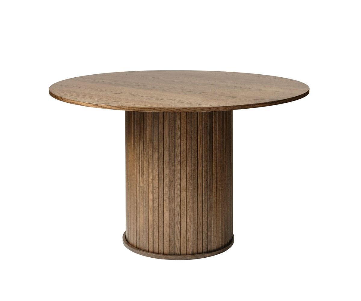 Orella Round Dining Table - Modern Wooden Kitchen Table for 4-6 People | Perfect for Small Spaces, Breakfast Nooks & Family Gatherings