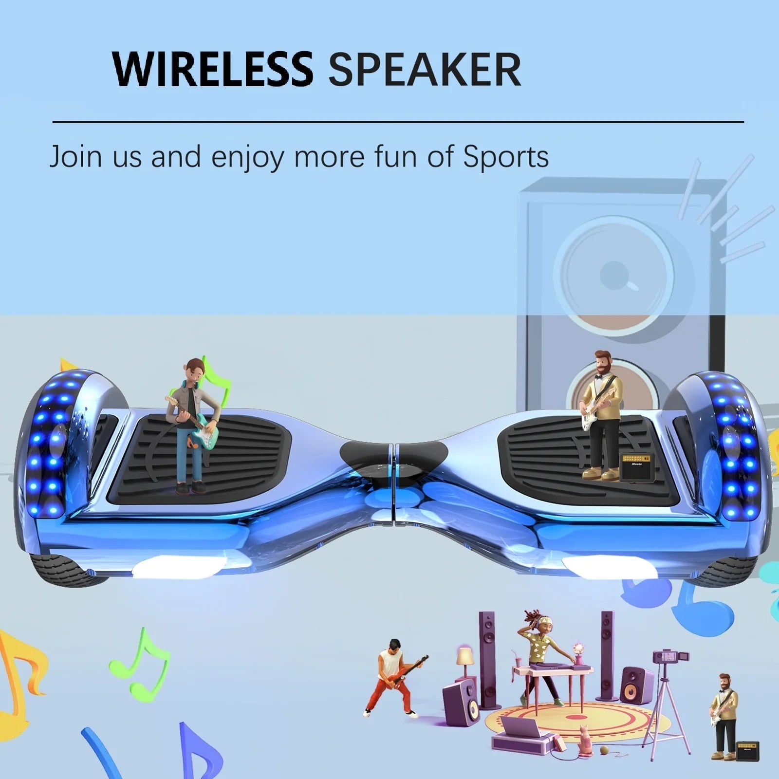 **RCB Hoverboard for Kids - 6.5