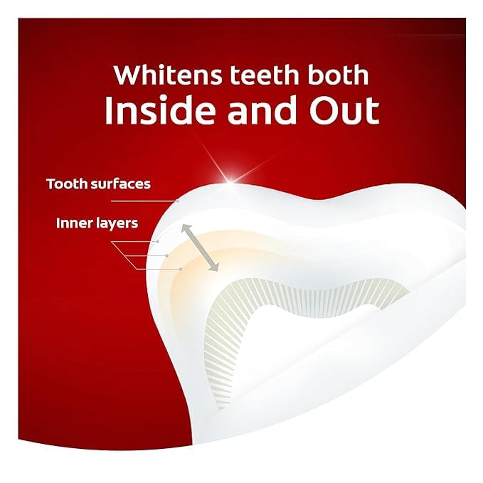 Optic White Advanced Teeth Whitening Toothpaste with 2% Hydrogen Peroxide - 3 Pack (12.6 oz Total) for Brighter Smile - Includes Free Toothpaste Squeezer - Perfect for Daily Oral Care & Stain Removal