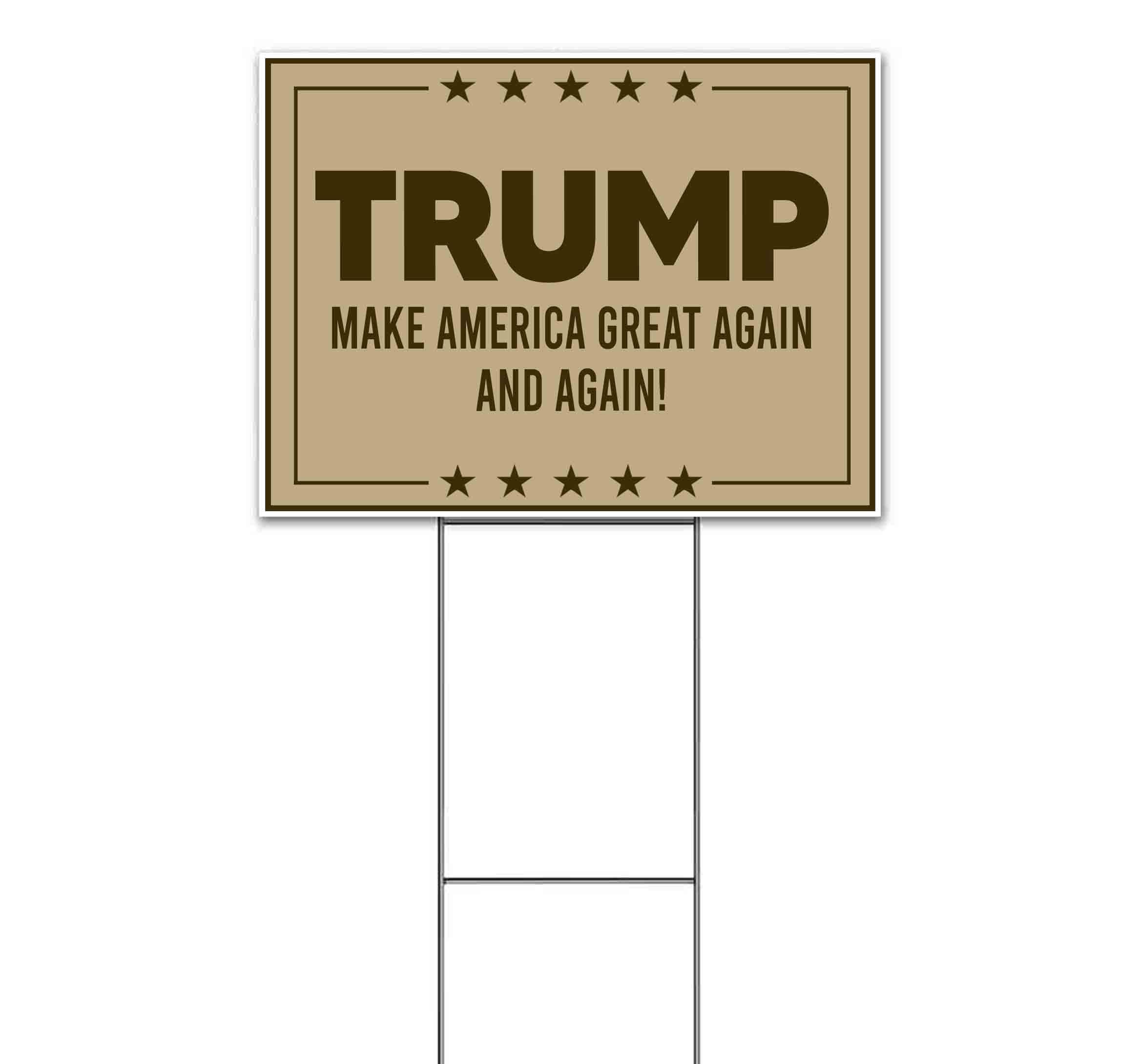 Trump Make America Great Again Yard Sign 18
