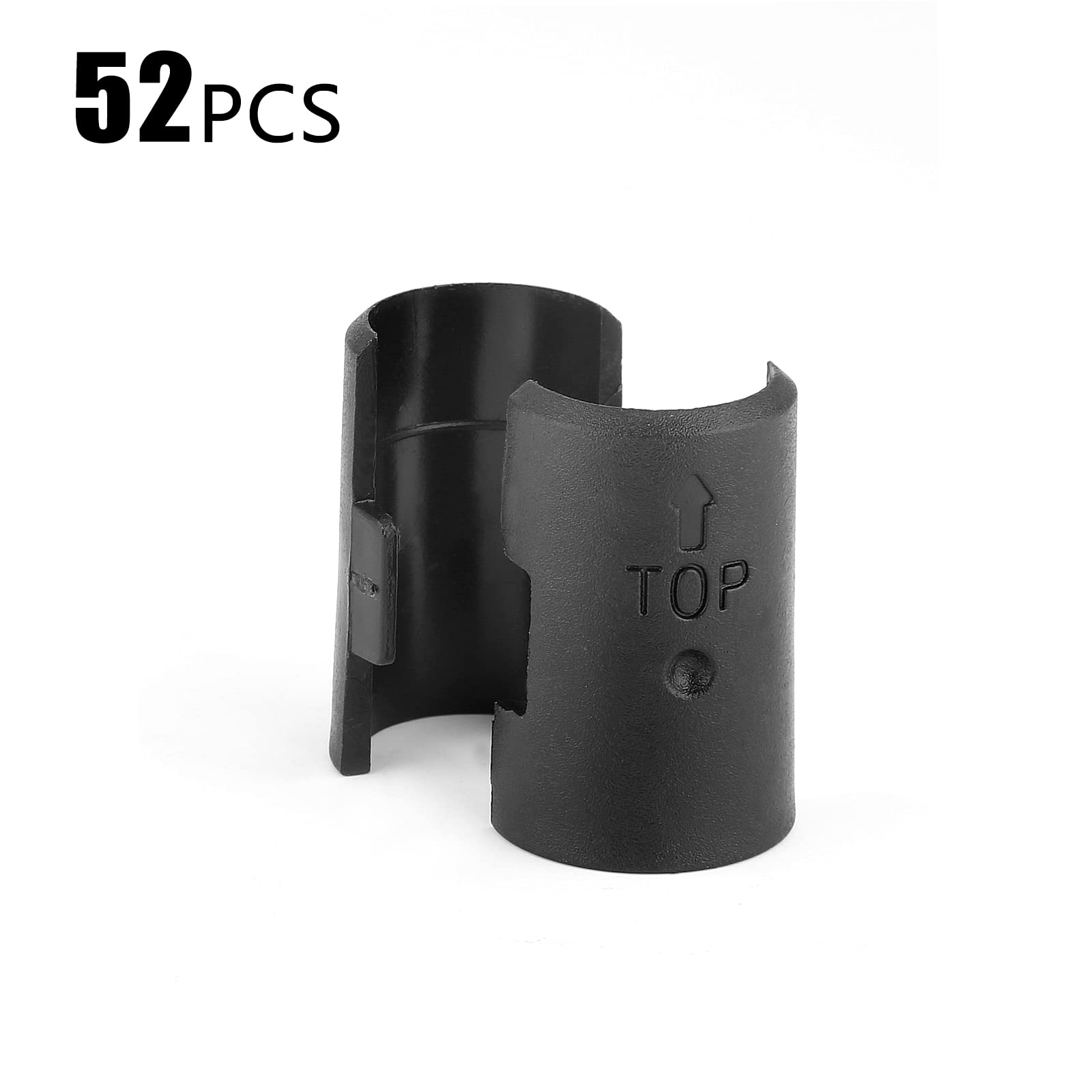 52 Pack Wire Shelving Shelf Lock Clips for 1