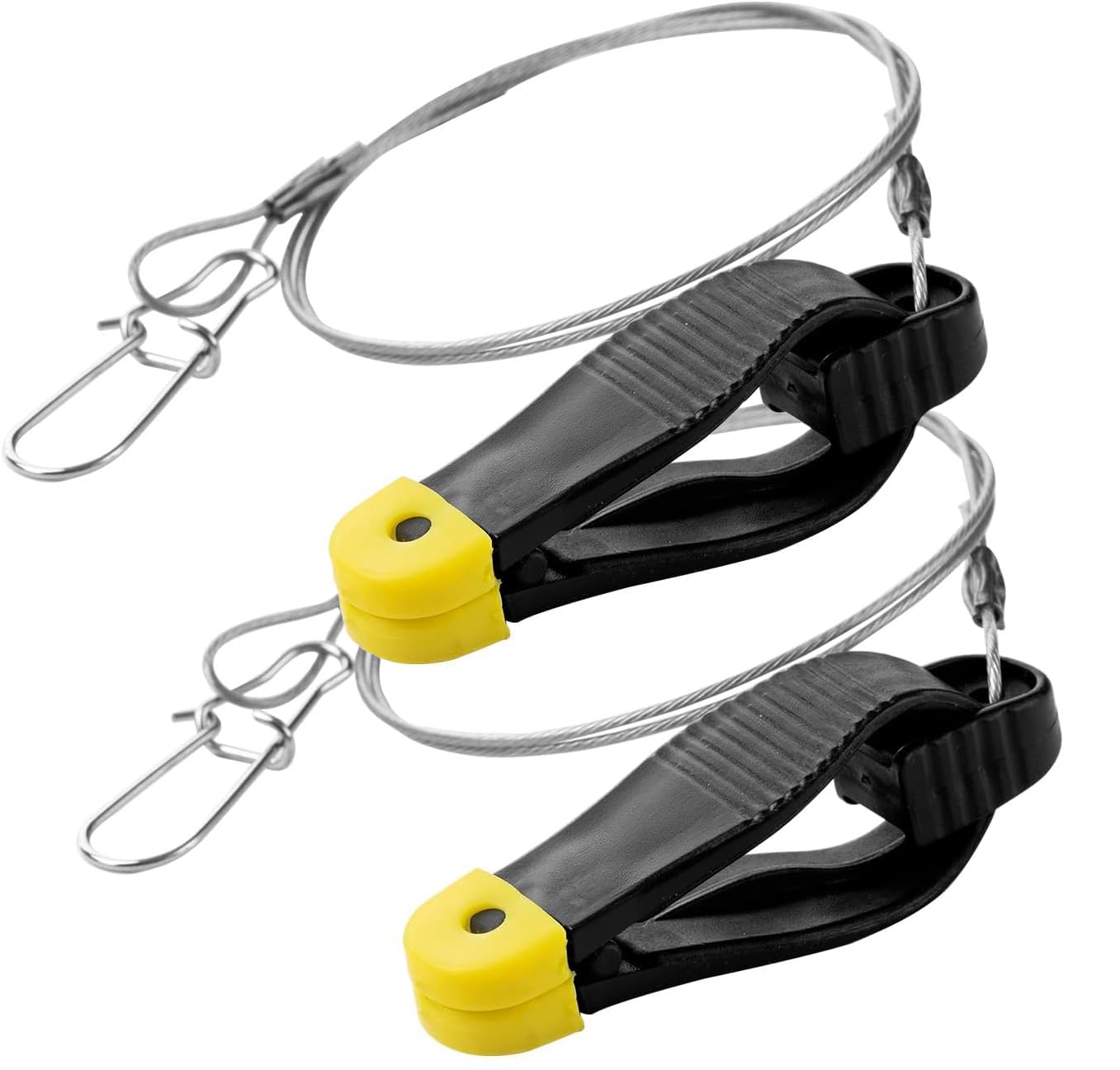 Heavy Duty Power Grip Line Release Clips - 18 Inch Leader for Planer Board & Downrigger - Premium Trolling Fishing Accessories for Walleye, Salmon & Bass Fishing (Great for Offshore & Inshore Fishing)