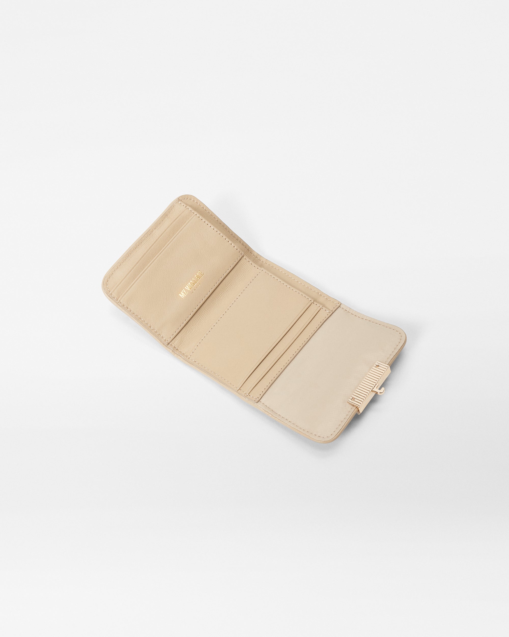 Buff Small Crosby Lock Wallet - Secure & Stylish RFID Blocking Wallet for Travel, Work & Everyday Use