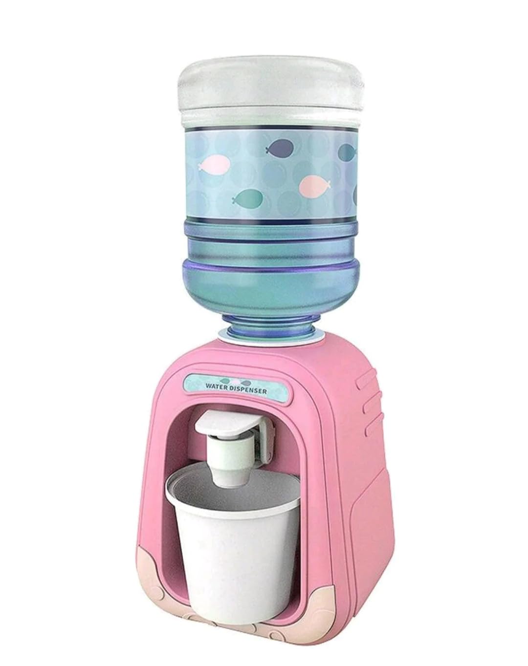 Micellar Water Dispenser | Makeup Remover Container | Mini Water Dispenser Toy | Simulation Kitchen Play Set for Kids | Family Fun Scene Toys (Pink) - Perfect for Kids Pretend Play, Bathroom Organization & Makeup Vanity Storage