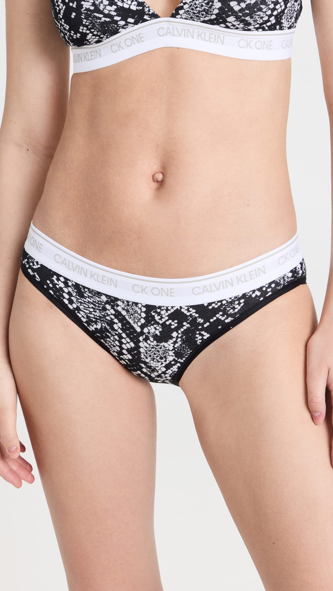 Calvin Klein Women's CK One Cotton Bikini Panties - Soft Breathable Underwear for Everyday Comfort | Perfect for Workouts, Lounge & Casual Wear