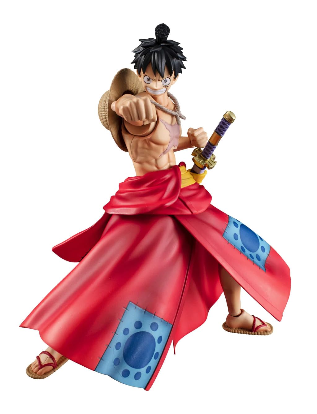 Megahouse One Piece: Luffy Taro Variable Action Hero PVC Figure - Anime Collectible for Display & Gift - Perfect for Fans, Home Decor, and Office Showcase