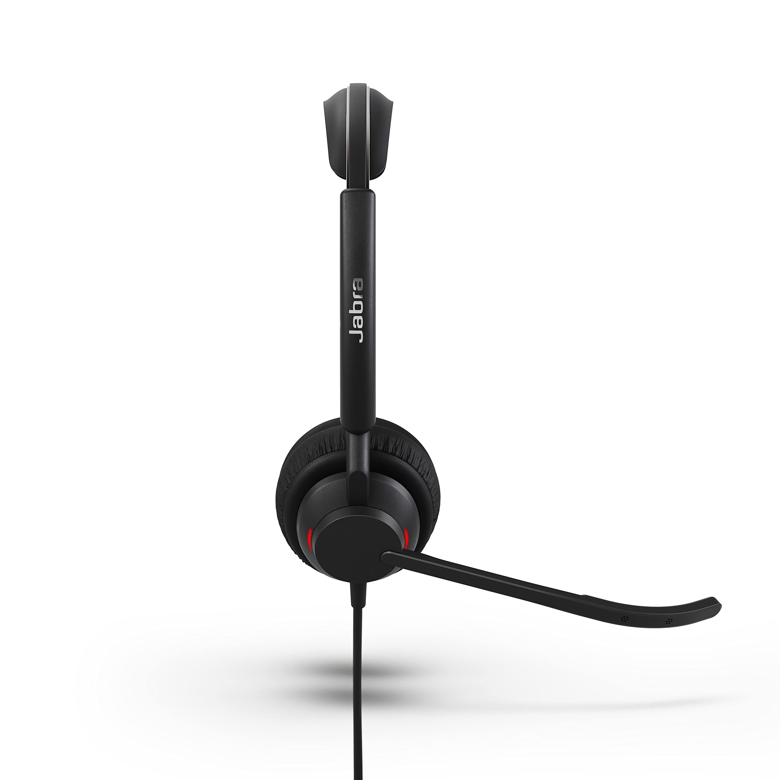 Jabra Engage 50 II Wired Stereo Headset with Noise-Cancelling 3-Mic Technology | USB-A Connectivity | Ultra-Lightweight Design | Compatible with Zoom, Unify & UC Platforms | Black | Perfect for Remote Work, Call Centers & Office Communications