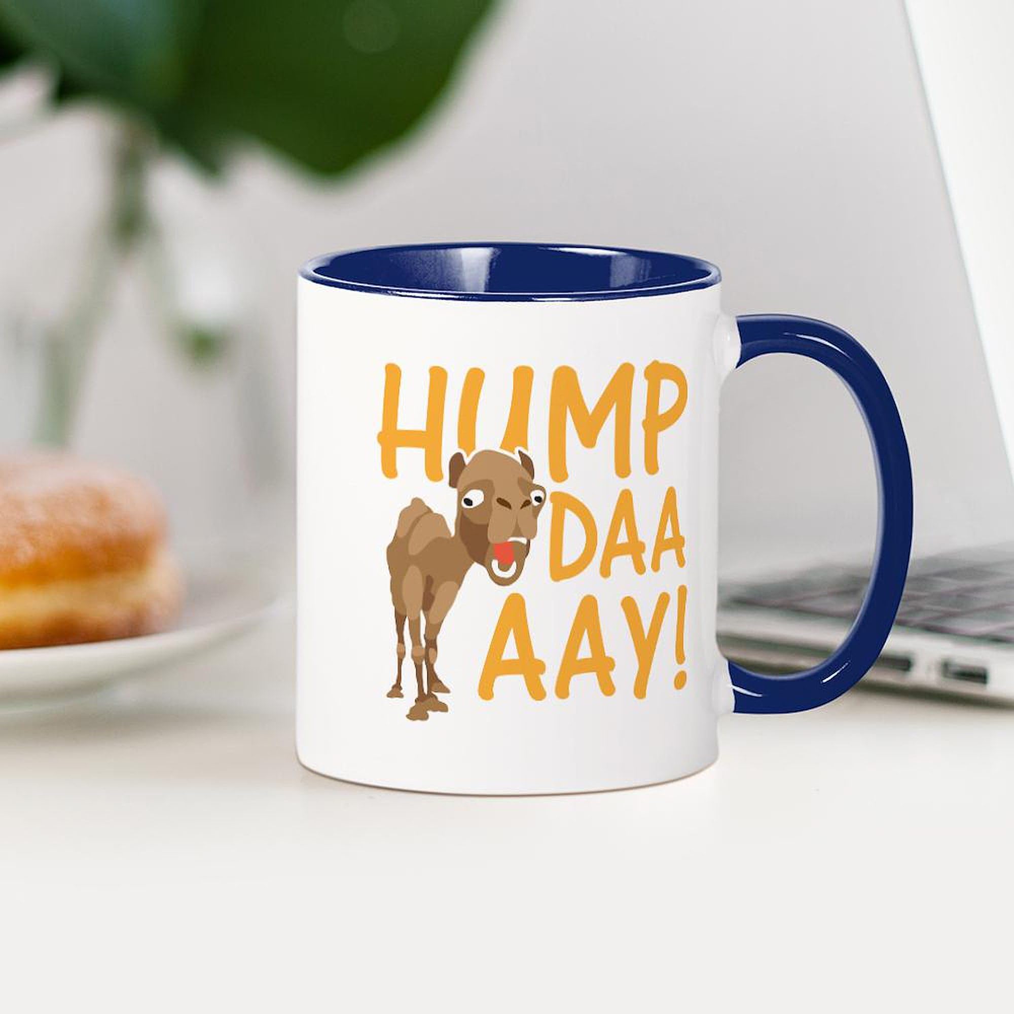 Hump Day! 11 oz (325 ml) Ceramic Coffee Mug - Funny Wednesday Work Humor Gift for Office, Coworkers & Coffee Lovers - Perfect for Morning Brews, Tea & Office Break Room Use