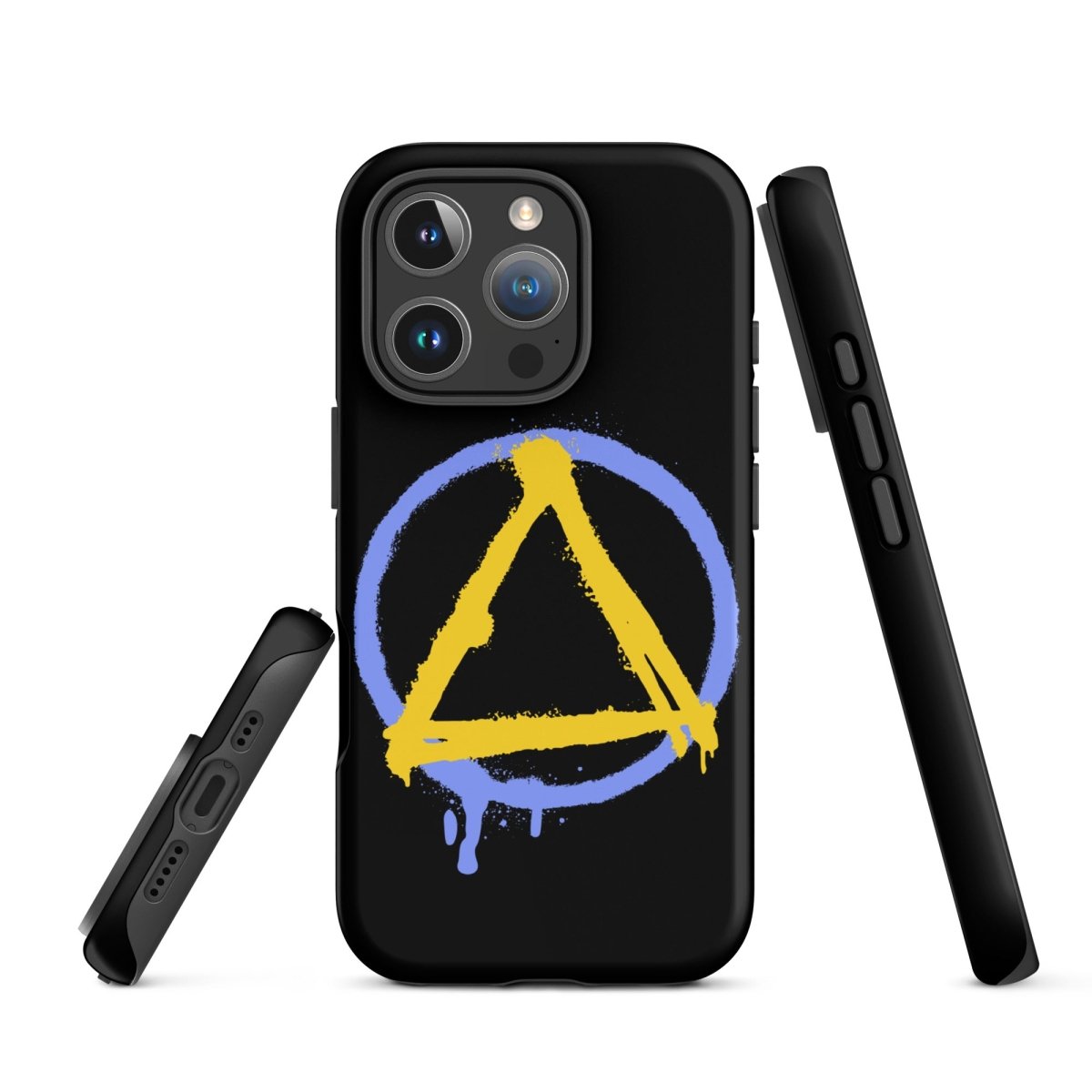 Sober Symbol Durable Shockproof iPhone Case - Protective Cover for iPhone 14/13/12/11 Pro Max XR XS - Slim Fit Anti-Scratch Phone Case for Everyday Use & Outdoor Activities