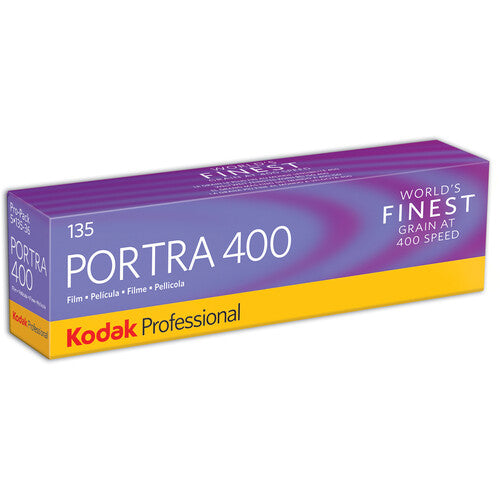 Kodak Professional Portra 400 Color Negative Film 35mm 36 Exposures 5 Pack - Perfect for Portrait Photography, Wedding Shoots & Travel Memories