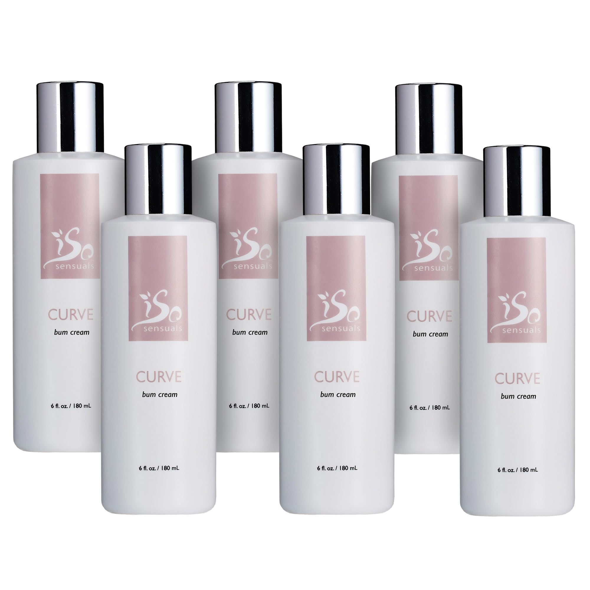 Curve Butt Enhancement Cream - 6 Pack for Firming & Lifting - Natural Booty Enlargement Serum for Women - Perfect for Gym, Date Night & Body Confidence Boost