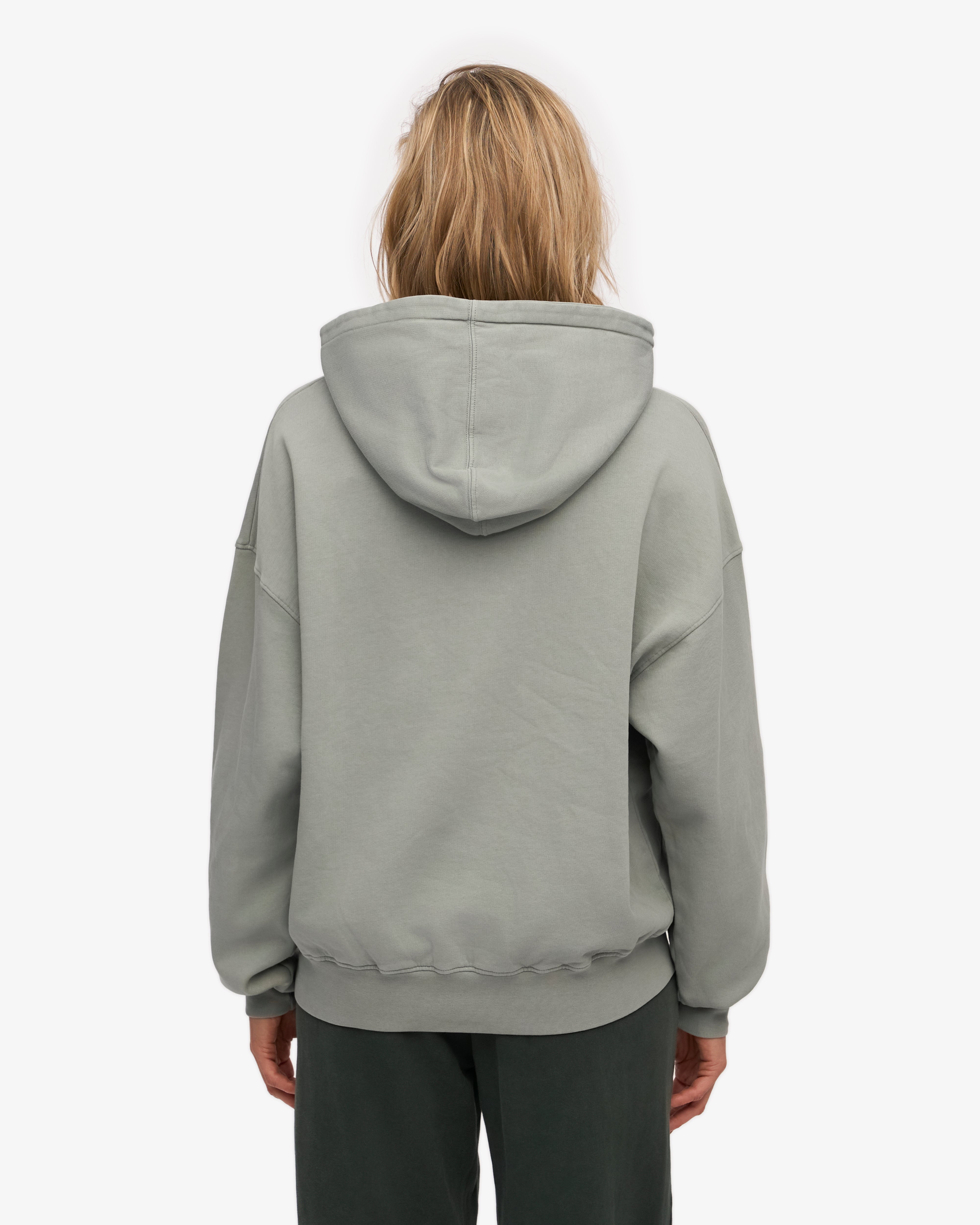 Organic Oversized Hoodie - Steel Blue | Soft & Comfortable Pullover Sweatshirt for Men & Women | Perfect for Casual Wear, Lounging & Outdoor Activities