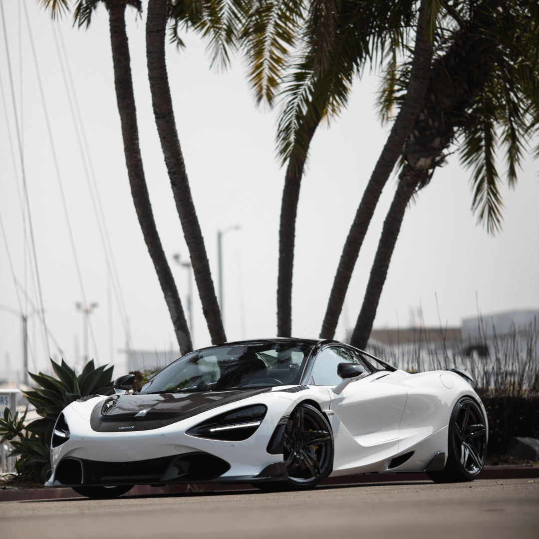 McLaren 720S Spyder Silverstone Edition Carbon Fiber Aero Front Fenders with Integrated Vents - High Performance Upgrade for Track & Street Racing