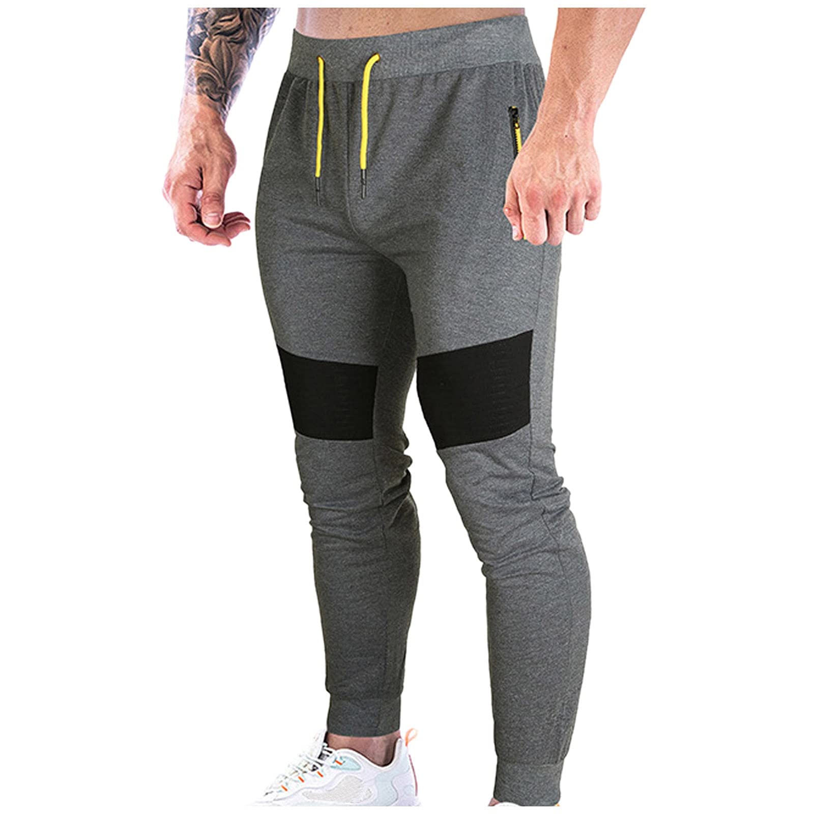 Men's Slim Fit Yoga Joggers with Pockets - Athletic Casual Sweatpants for Workouts & Lounge