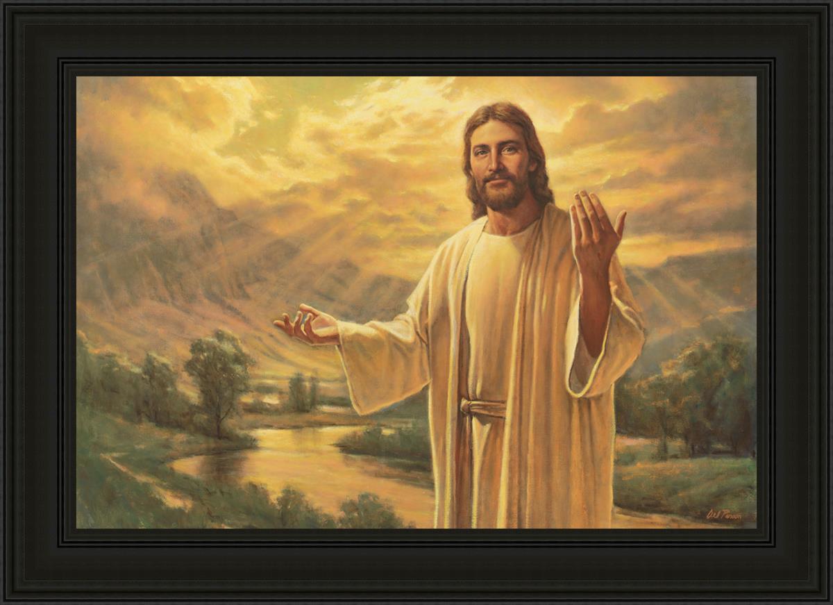Come Follow Me By Del Parson - Inspirational Christian Wall Art for Home & Church Decor - Perfect for Living Rooms, Bedrooms & Sunday School Classrooms