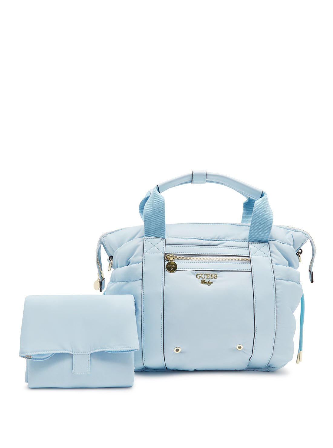 Blue 3-Pack Mommy & Baby Diaper Bag Set with Changing Mat - Perfect for Travel, Daycare & On-the-Go Parenting Essentials