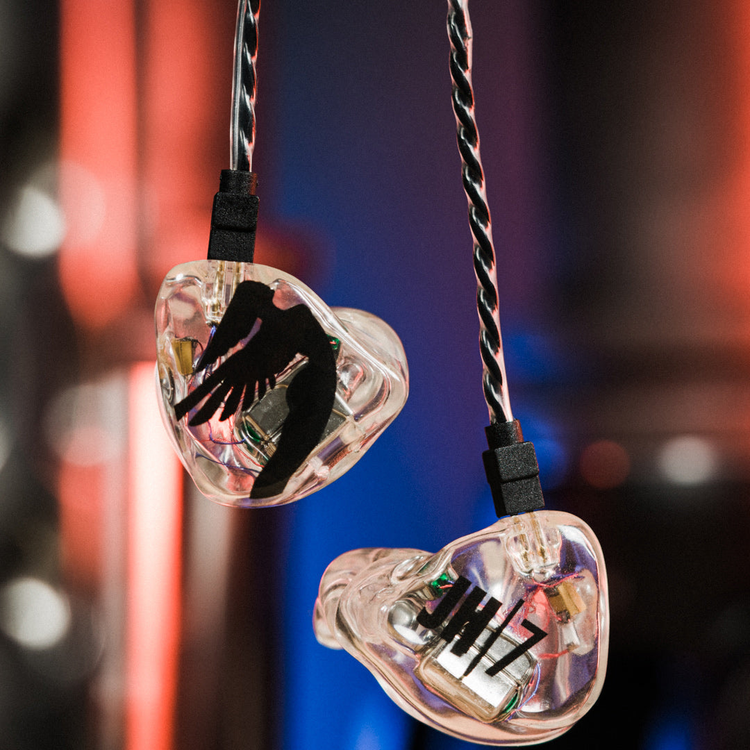 Jerry Harvey Audio JH7 Custom In-Ear Monitors with 2-Pin Connector - Premium Sound for Musicians, Audiophiles & Studio Recording