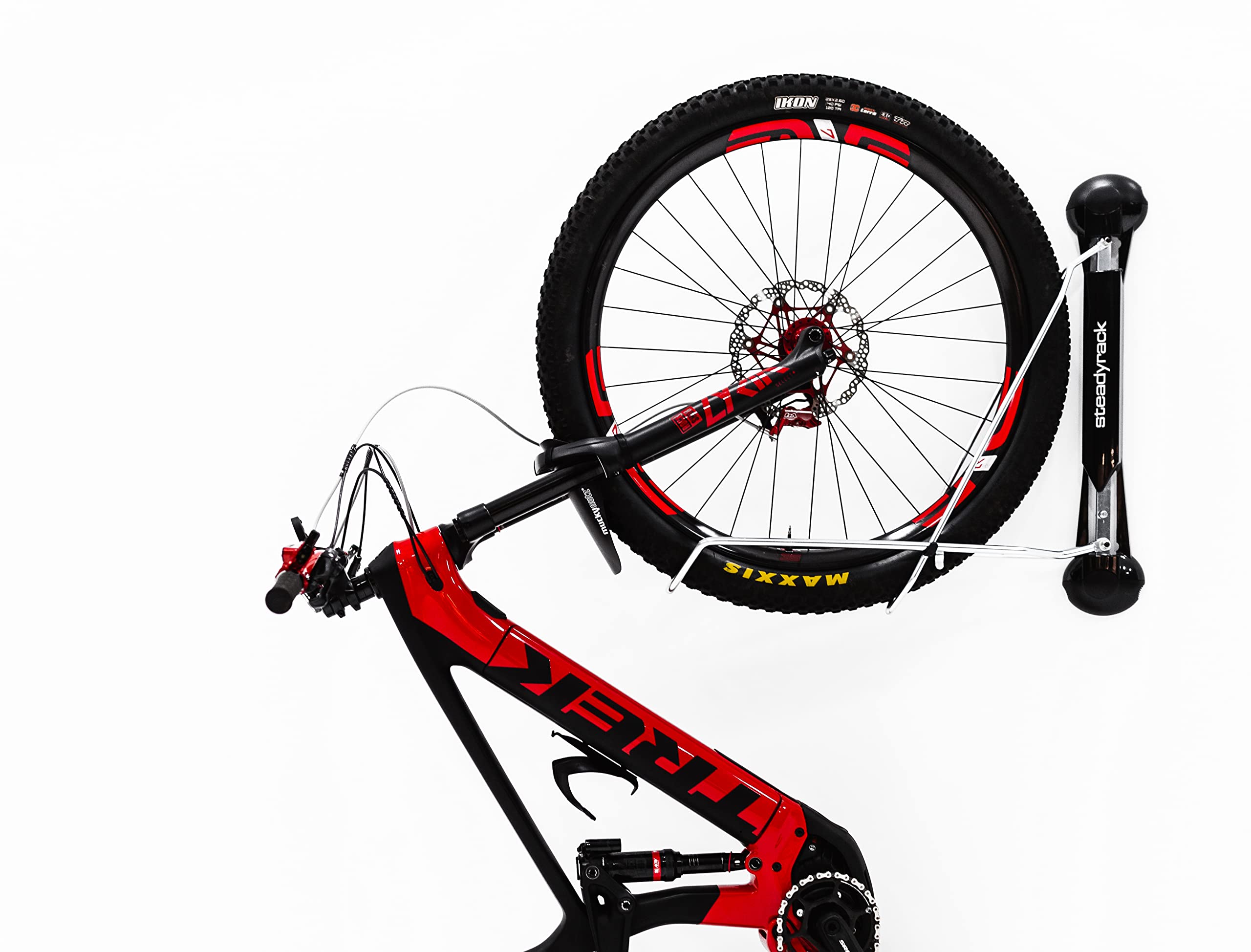 Steadyrack Bike Rack - Heavy Duty Wall Mounted Bike Storage for Mountain, Road & Kids Bikes | Space Saving Solution for Garage, Home & Bike Park | Perfect for Indoor & Outdoor Cycling Enthusiasts