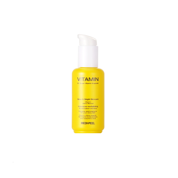 Medi Peel Dr. Green Vitamin Ampoule Serum - Brightening & Hydrating Facial Treatment for Glowing Skin | Perfect for Daily Skincare Routine & Anti-Aging Care
